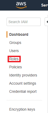 IAM Roles list