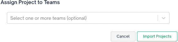 Import All confirmation dialog